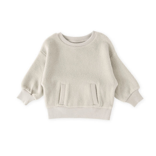 Teddy Fleece Sweatshirt | Cream