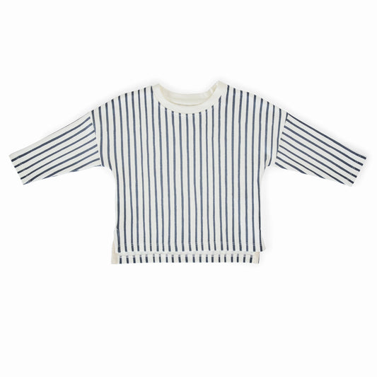 Stripes Away Long Sleeve Top | Ink