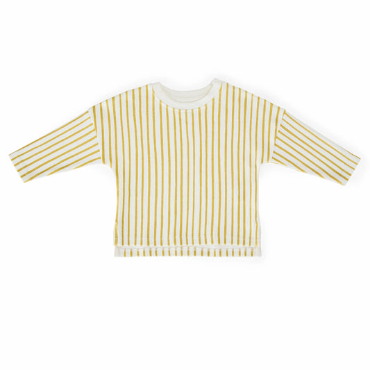 Stripes Away Long Sleeve Top | Marigold