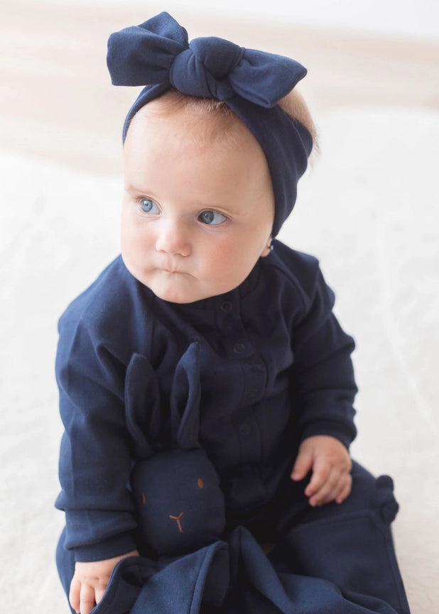Brushed Playsuit | Deep Blue