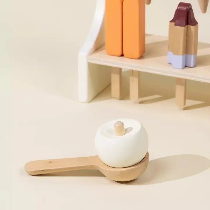 Wooden Ice Cream Set