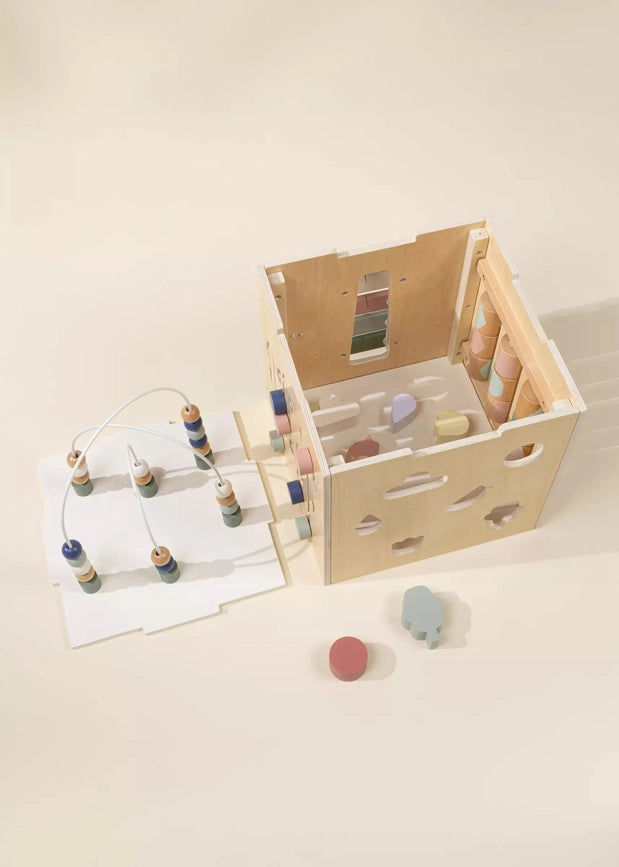 Wooden Learning Cube Toy