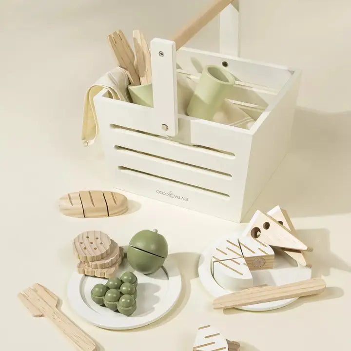 Wooden Picnic Playset
