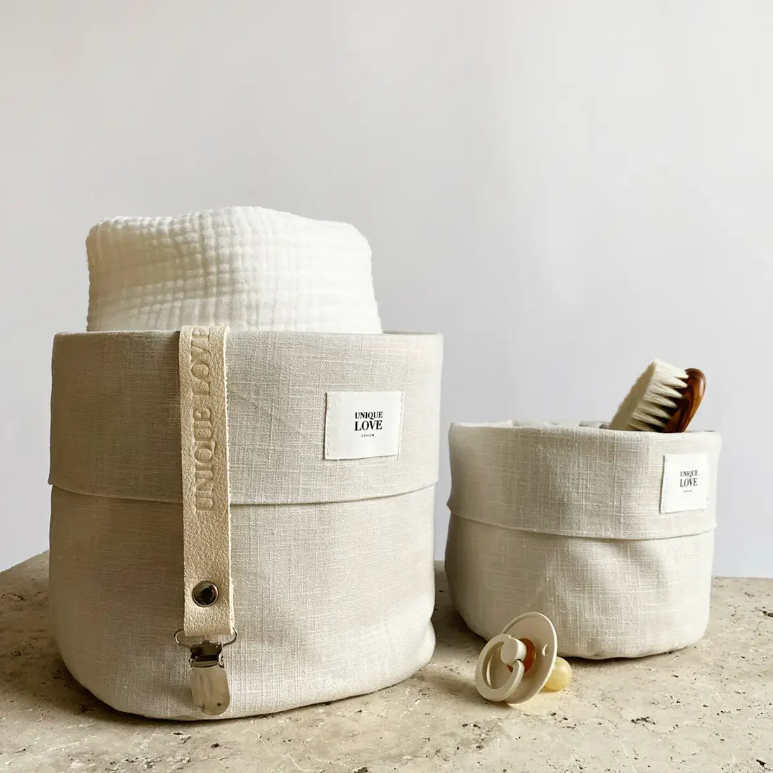 Linen Storage Baskets | Set of 2