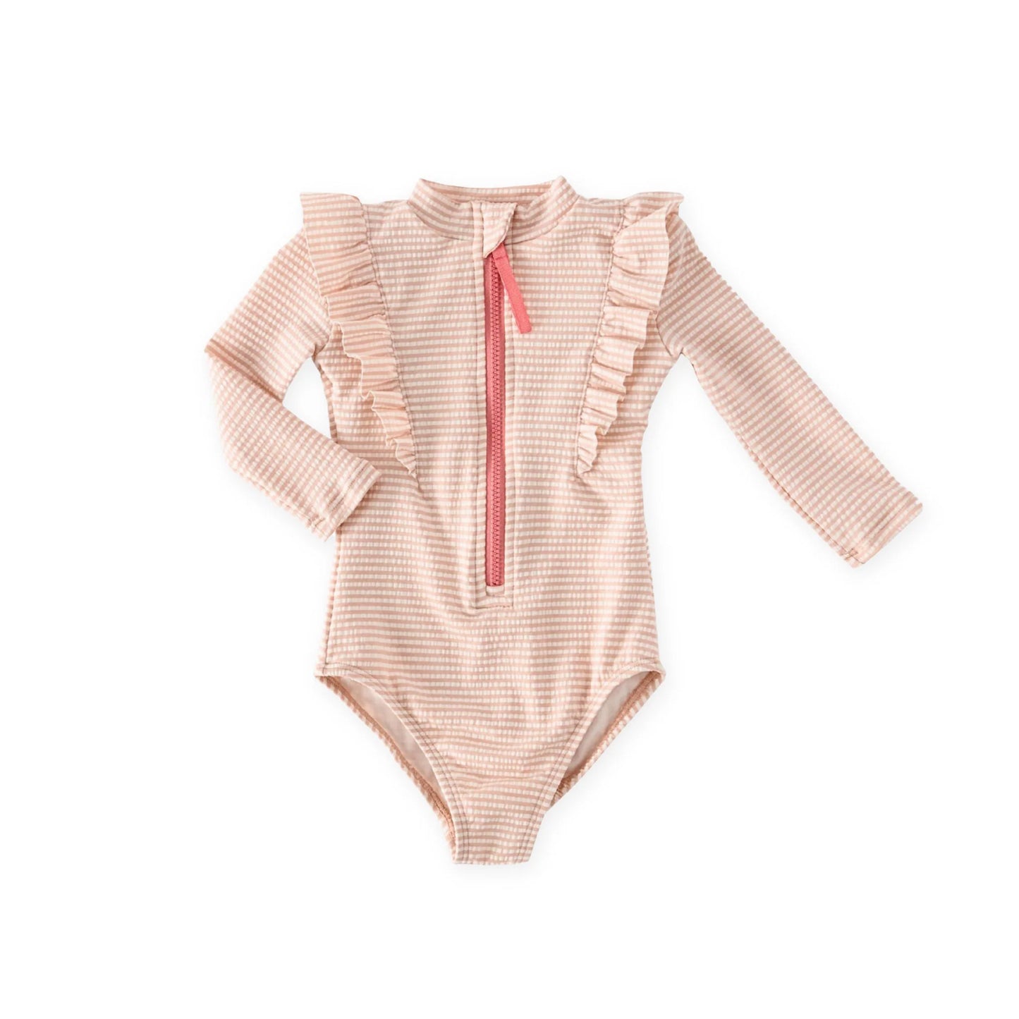 Long Sleeve Ruffle Swimsuit