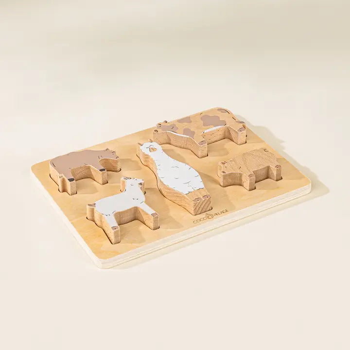 Wooden Barn Animals | Set of 5