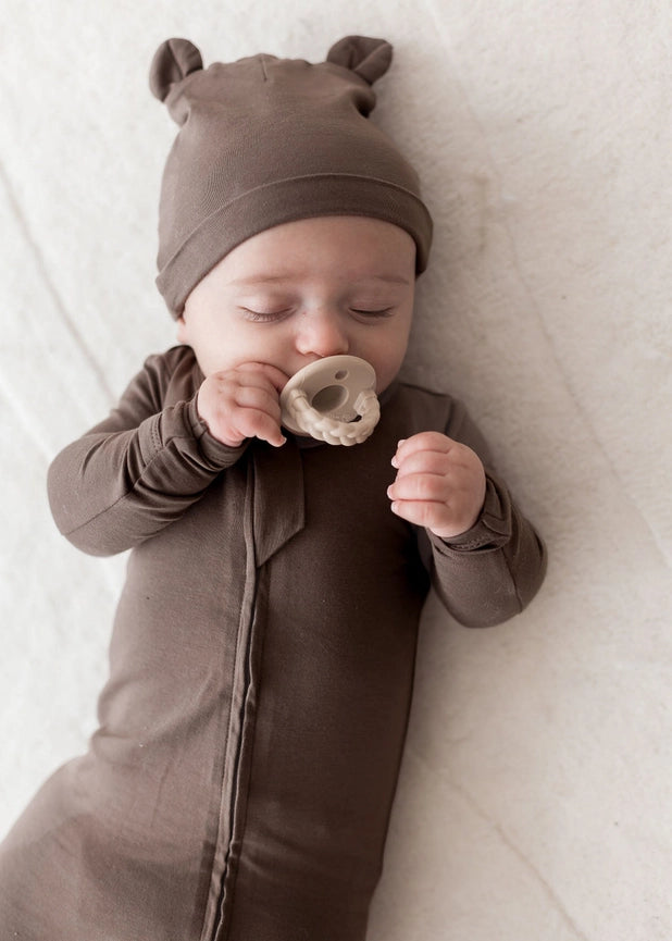 Baby Bear Beanie | Walnut