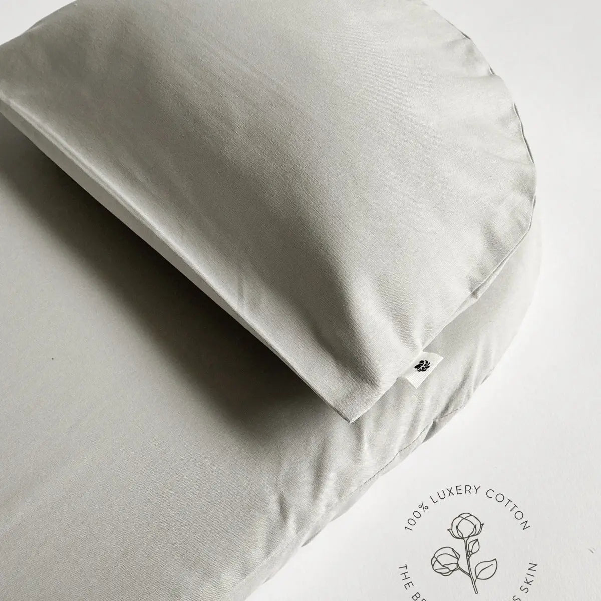 Avaline Basket Bedding Set | Soft Grey