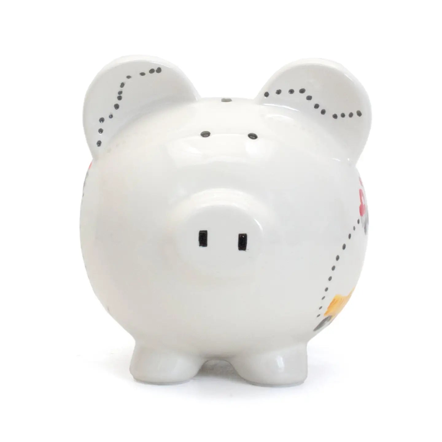 Hard Hat Piggy Bank | White