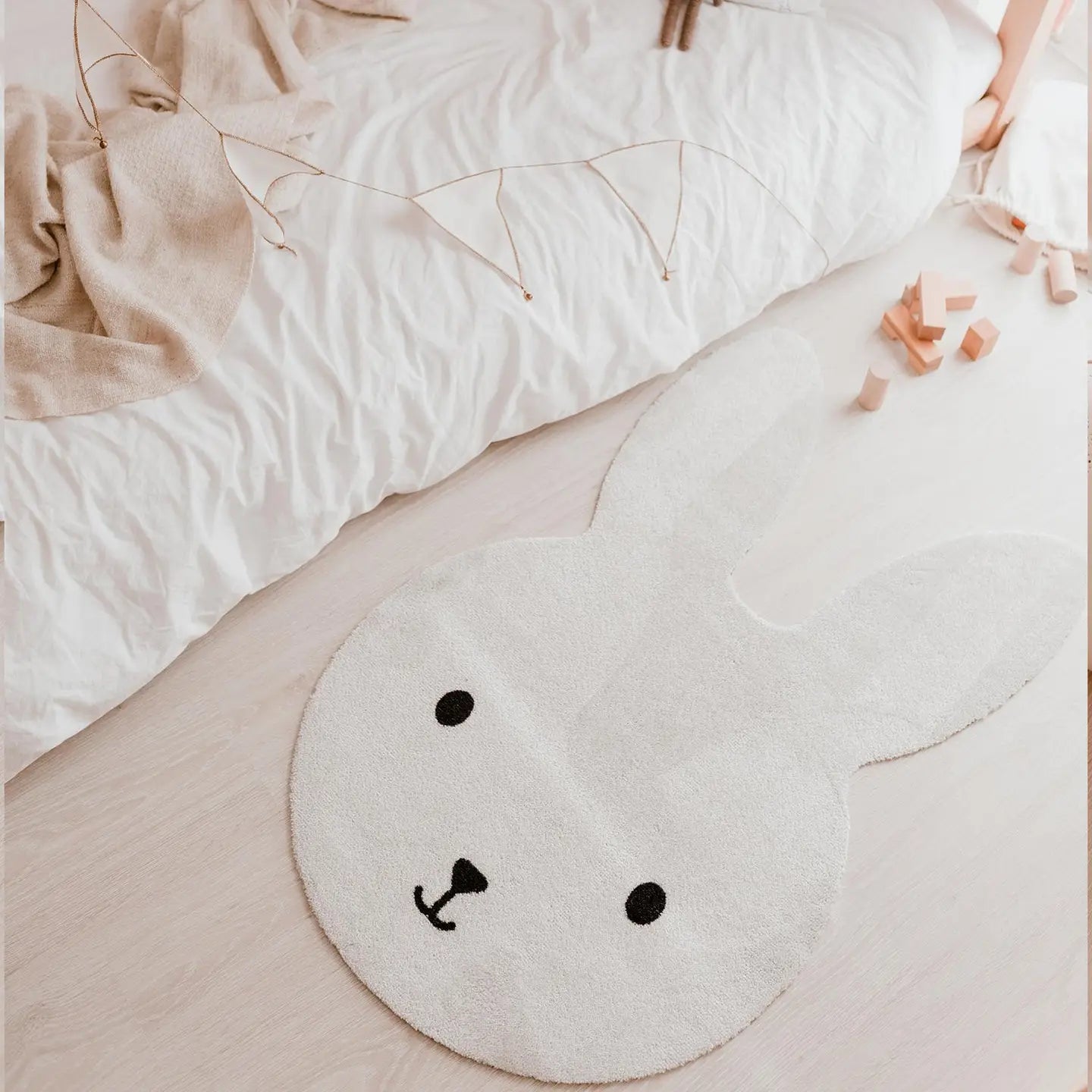 Hare Washable Children's Rug