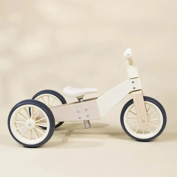 Wooden Balance Bike | White