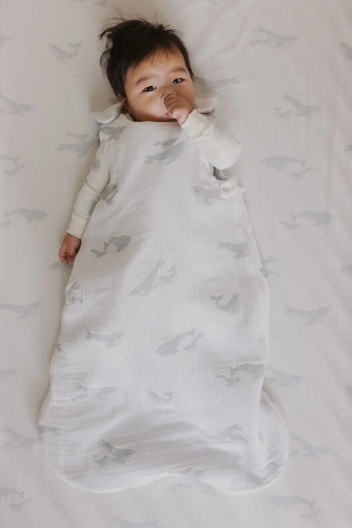 Organic Cotton Sleep Bag | Follow Me Whale