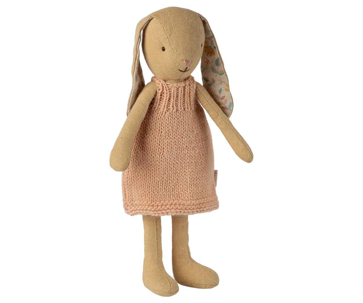 Bunny in Knitted Dress