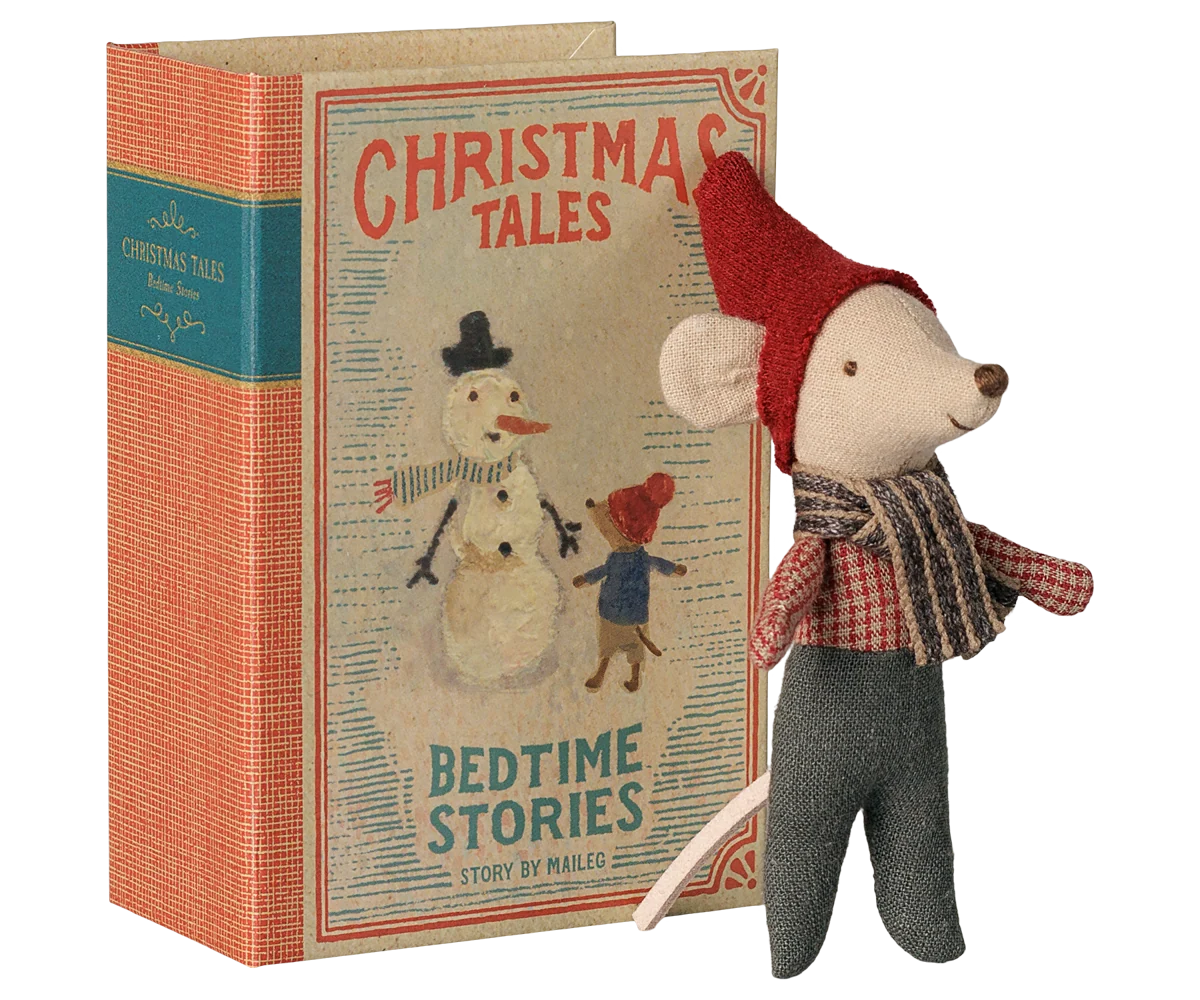 Christmas Baby Mouse in a Book