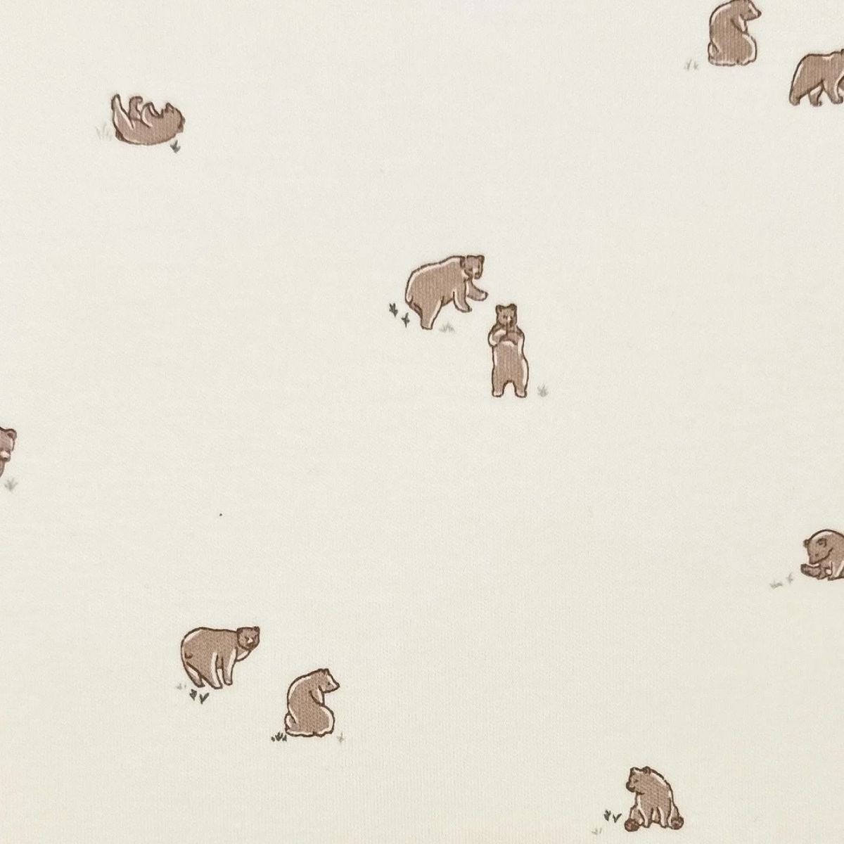 Peyton Zipper Sleeper | Bear / Truffle + Thyme