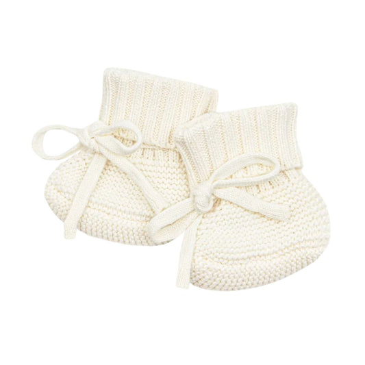Knit Booties | Ivory