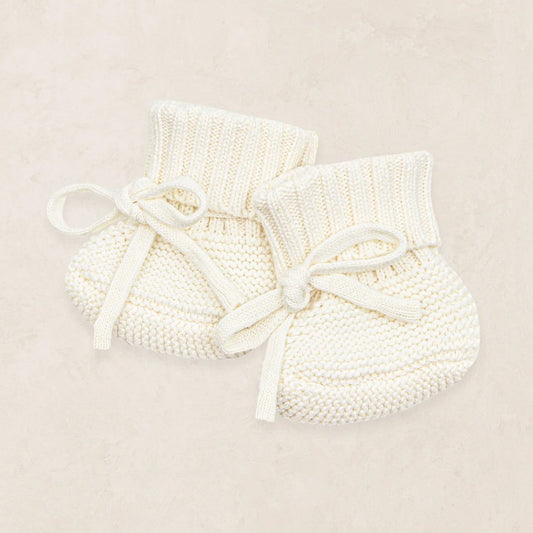 Knit Booties | Ivory