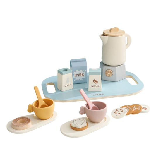 Wooden Coffee Maker Play Set