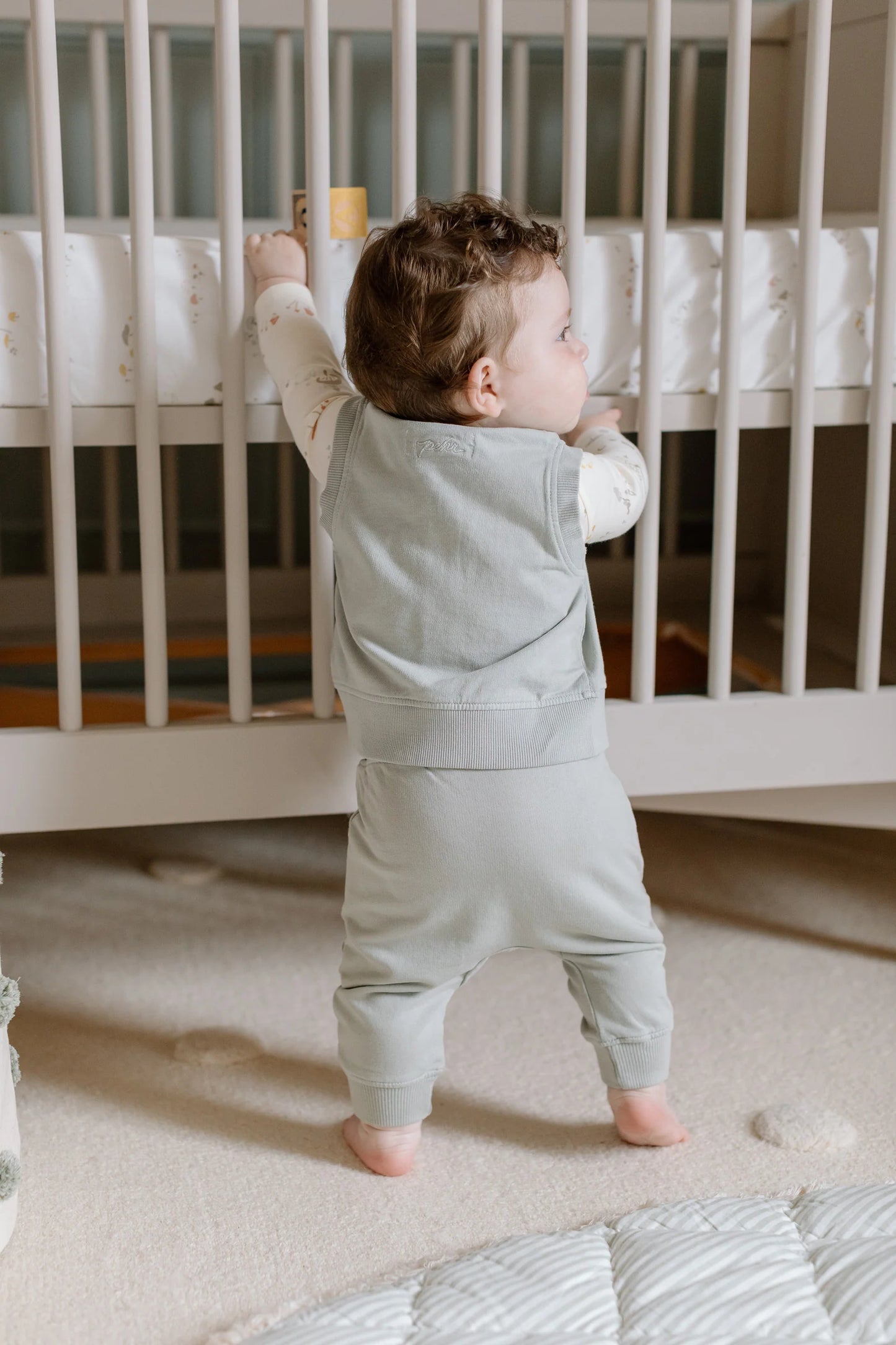 French Terry Harem Pant | Soft Sea