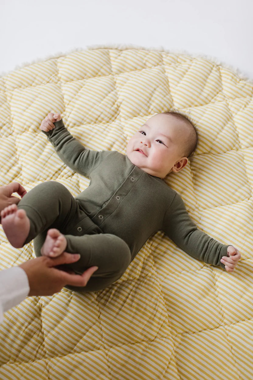 Essentials Cotton Romper | Olive