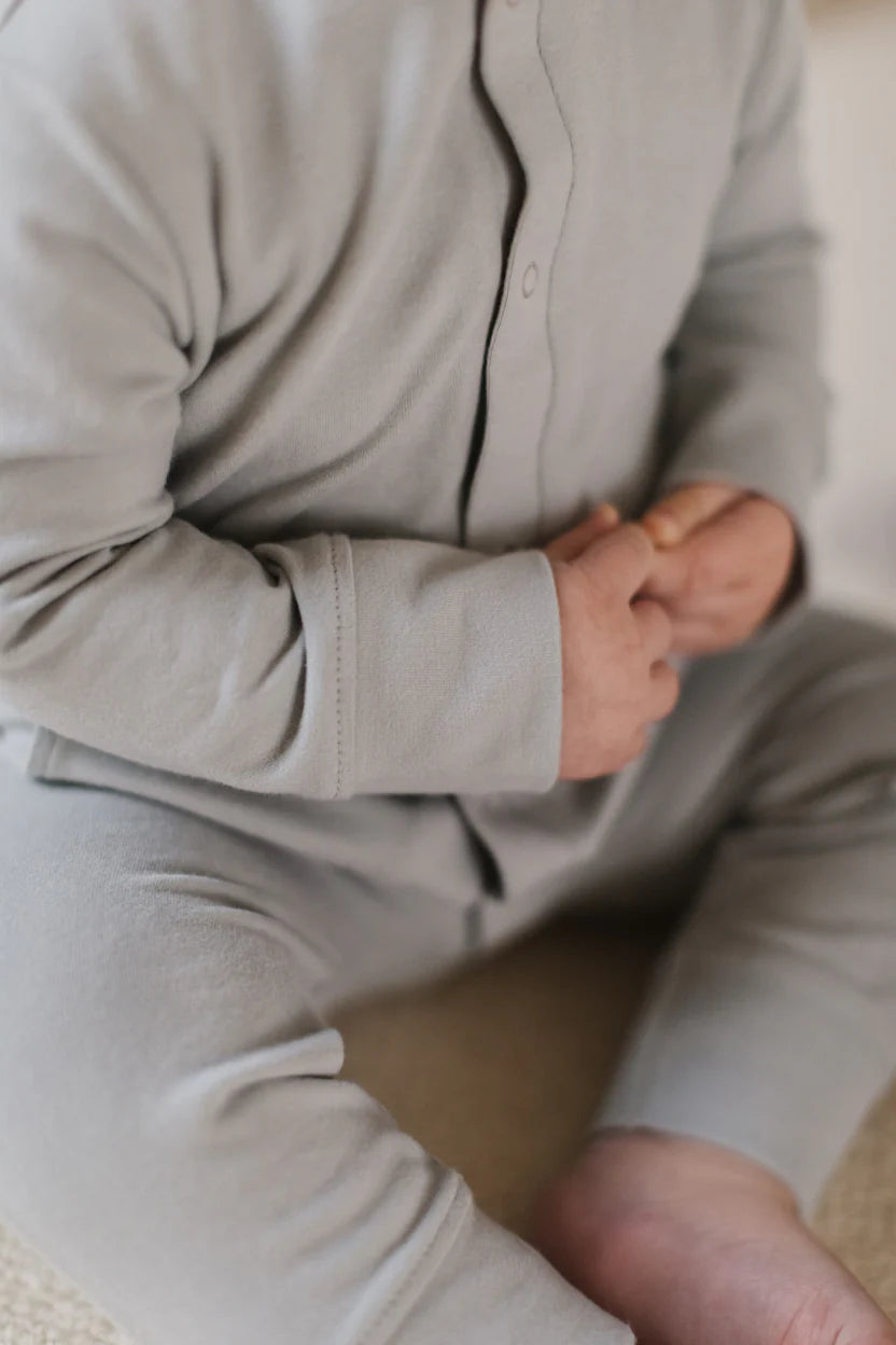 Essentials Cotton Romper | Soft Sea