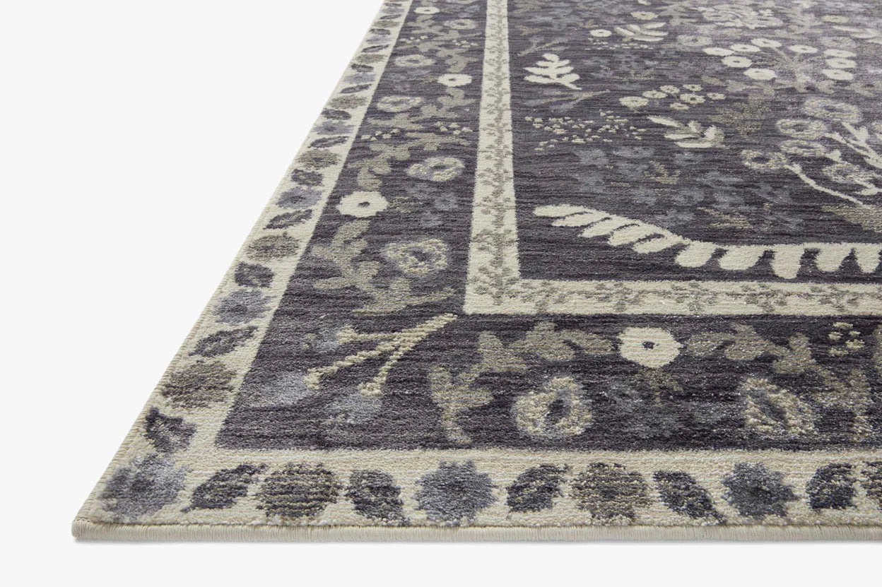 Fiore RP Florence Rug | Charcoal & White