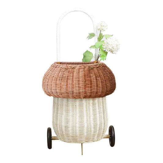 Wicker Mushroom Trolley