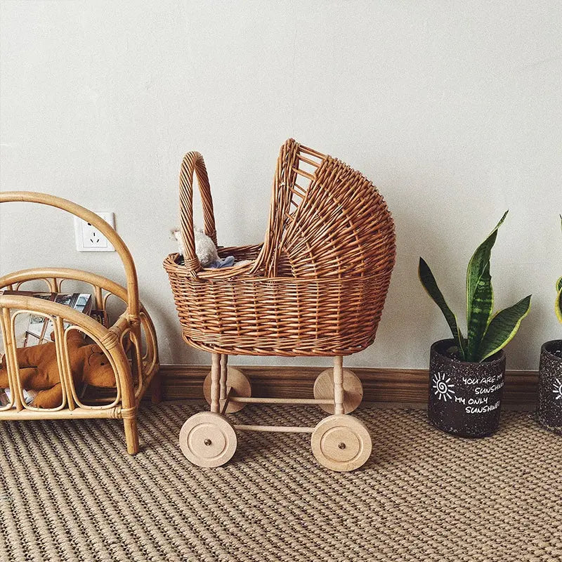 Wicker Mini Stroller