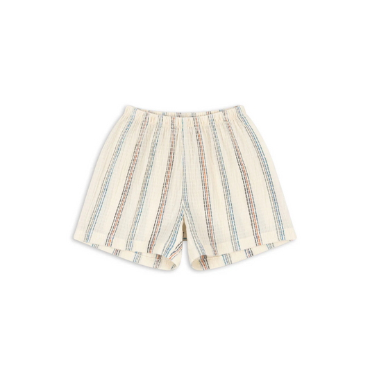 Vincent Striped Shorts | Antique White