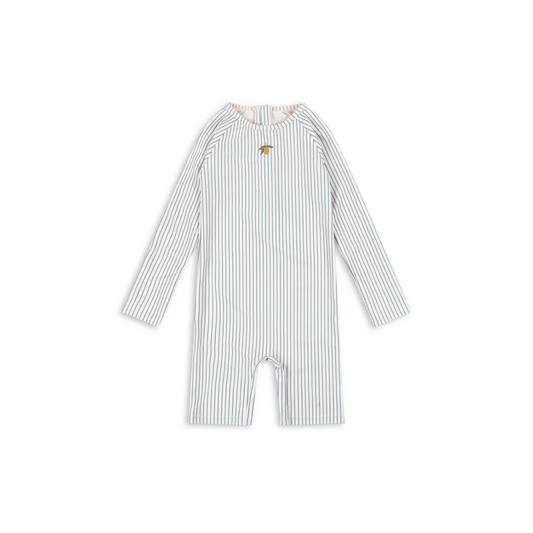 Aster Onesie Swimsuit | Tea Stripe