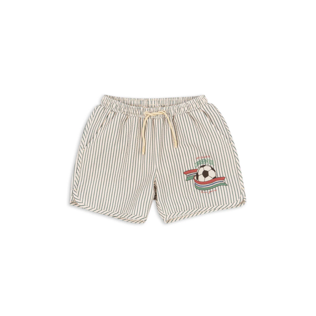 Soccer Swim Shorts | Tea Stripe