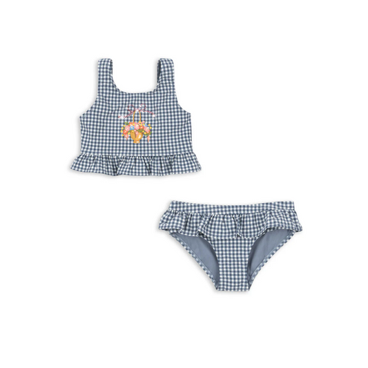 Soline Checkered Bikini | Vintage Indigo