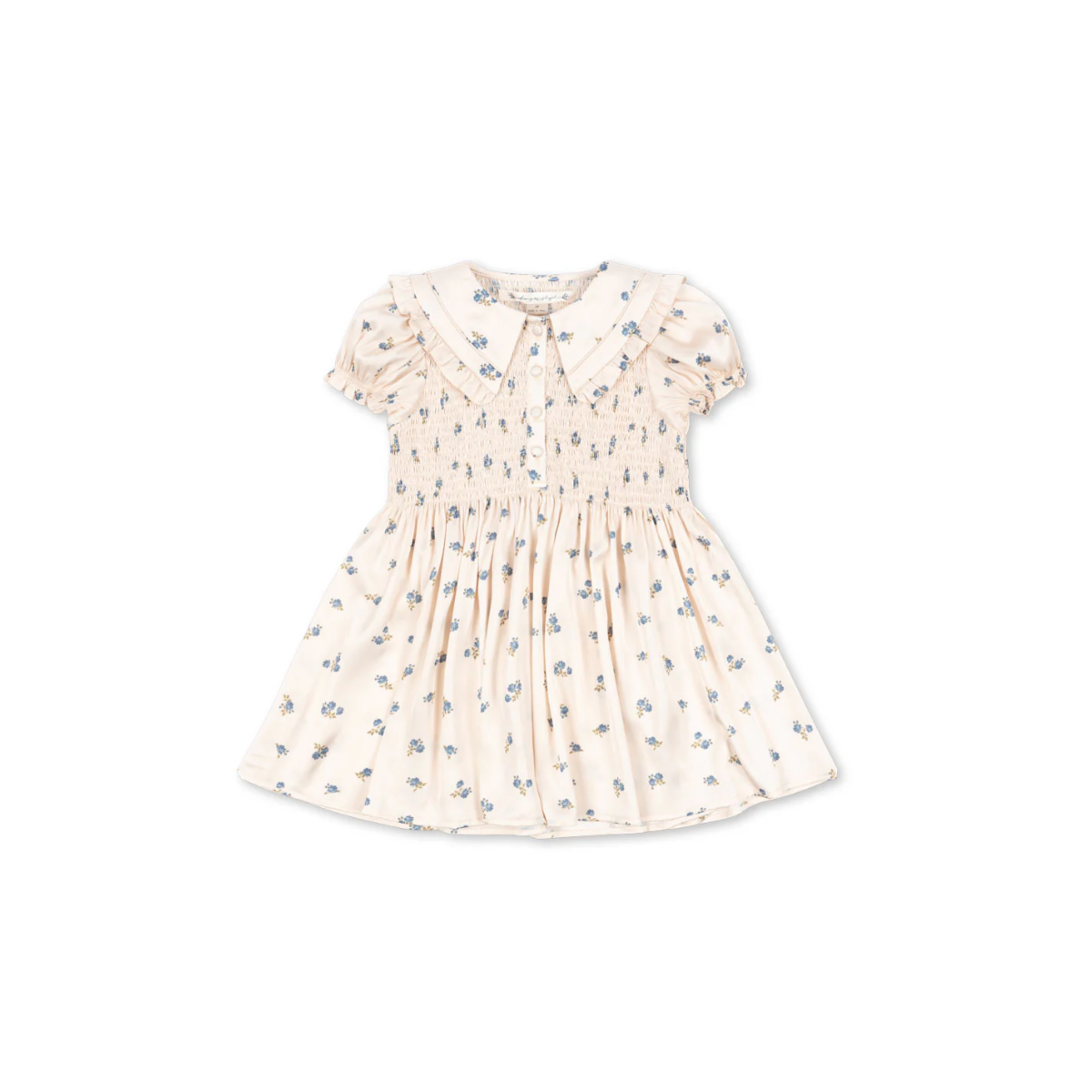 Elouise Smocked Dress | Blue Floral