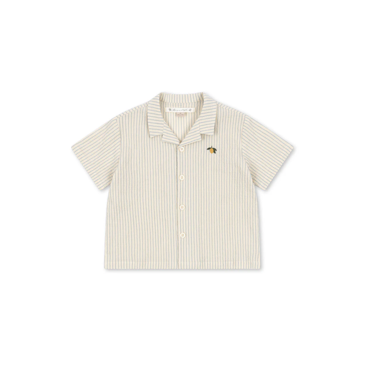 Elliot Button Up Shirt | Cloud Stripe