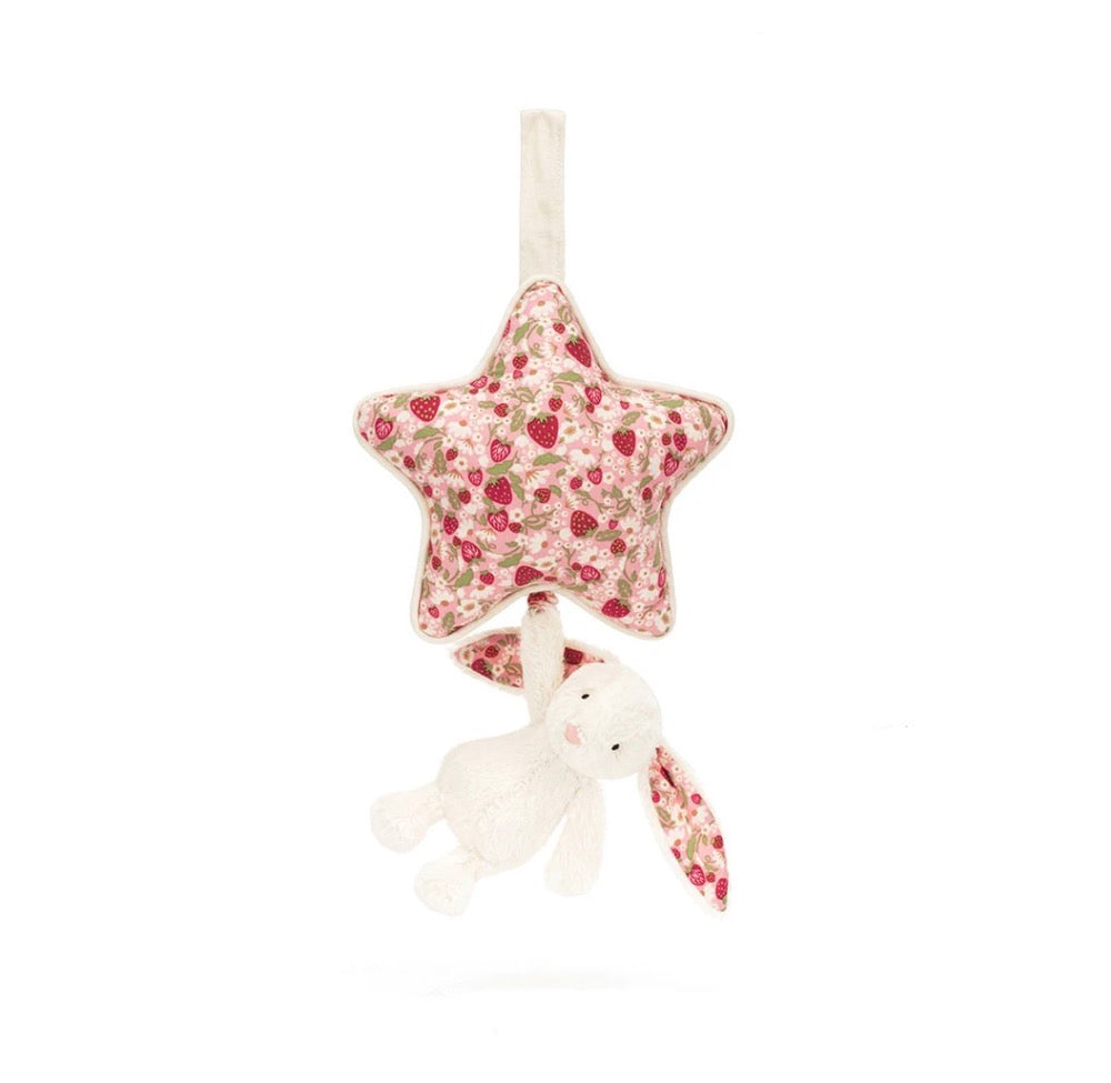 Blossom Cream Bunny Berry Musical Pull