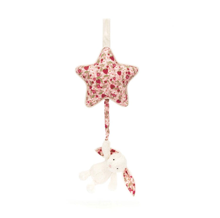 Blossom Cream Bunny Berry Musical Pull