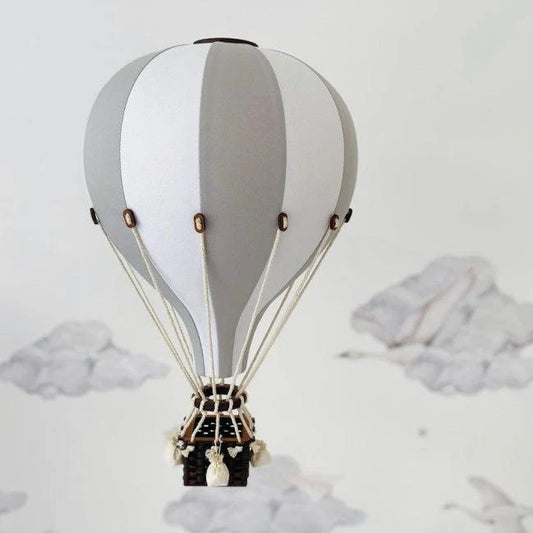 Hot Air Balloon | White & Light Grey