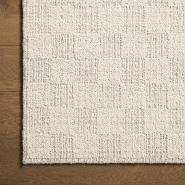Knox Rug | Ivory & Silver