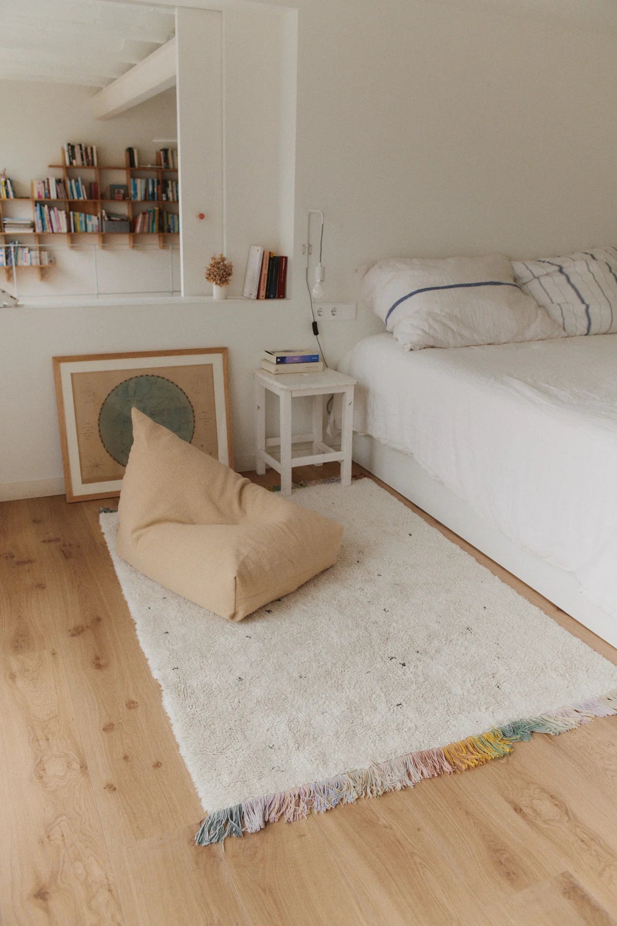 Cleo Pouf | Light Honey