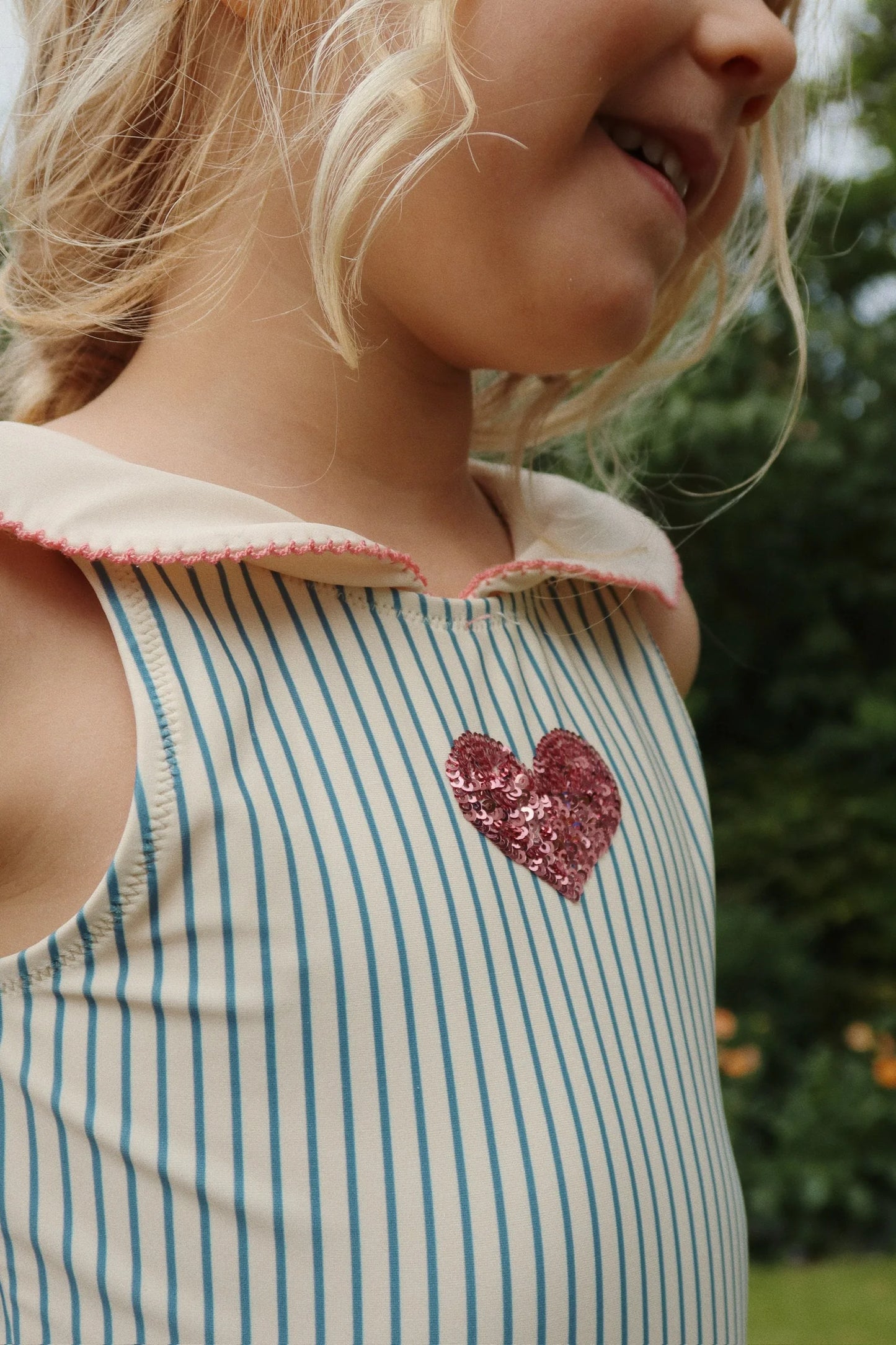 Gina Swimsuit | Blue Stripe