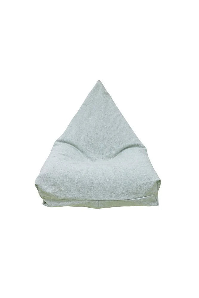 Cleo Pouf | Blue Sage