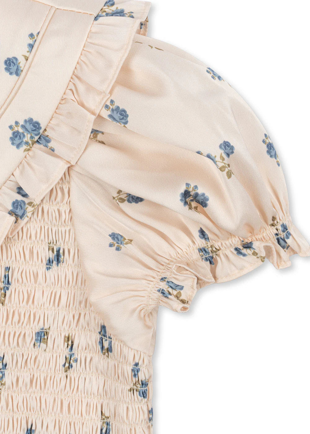 Elouise Smocked Dress | Blue Floral