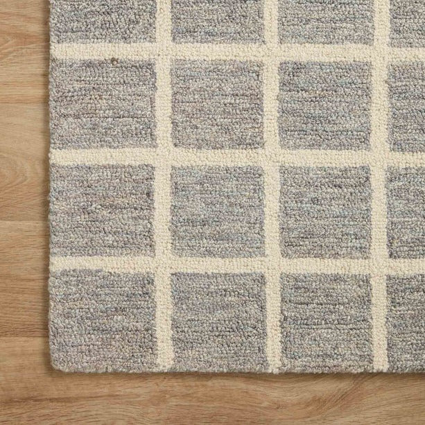 Polly Rug | Slate & Ivory