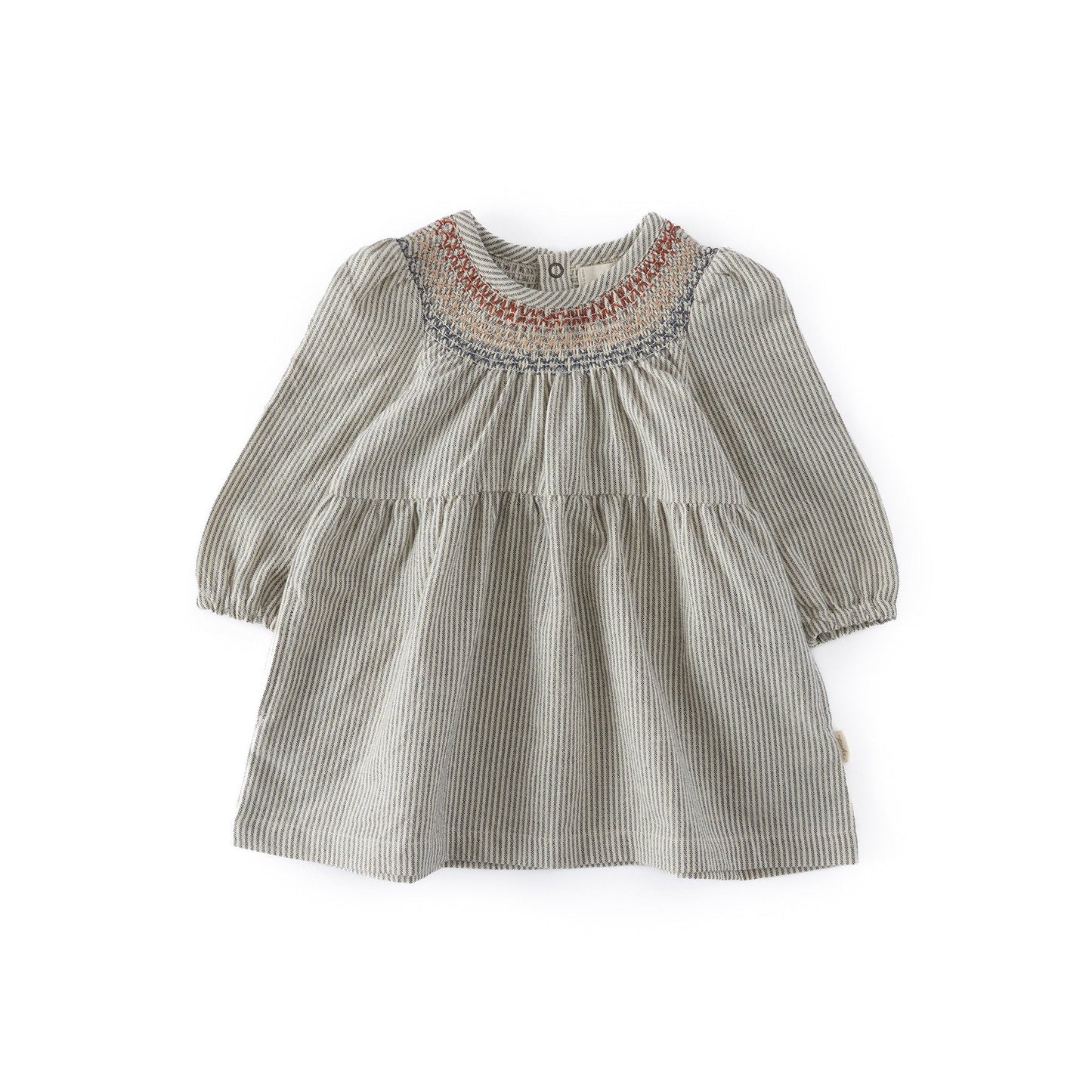 Railroad Smocked Dress