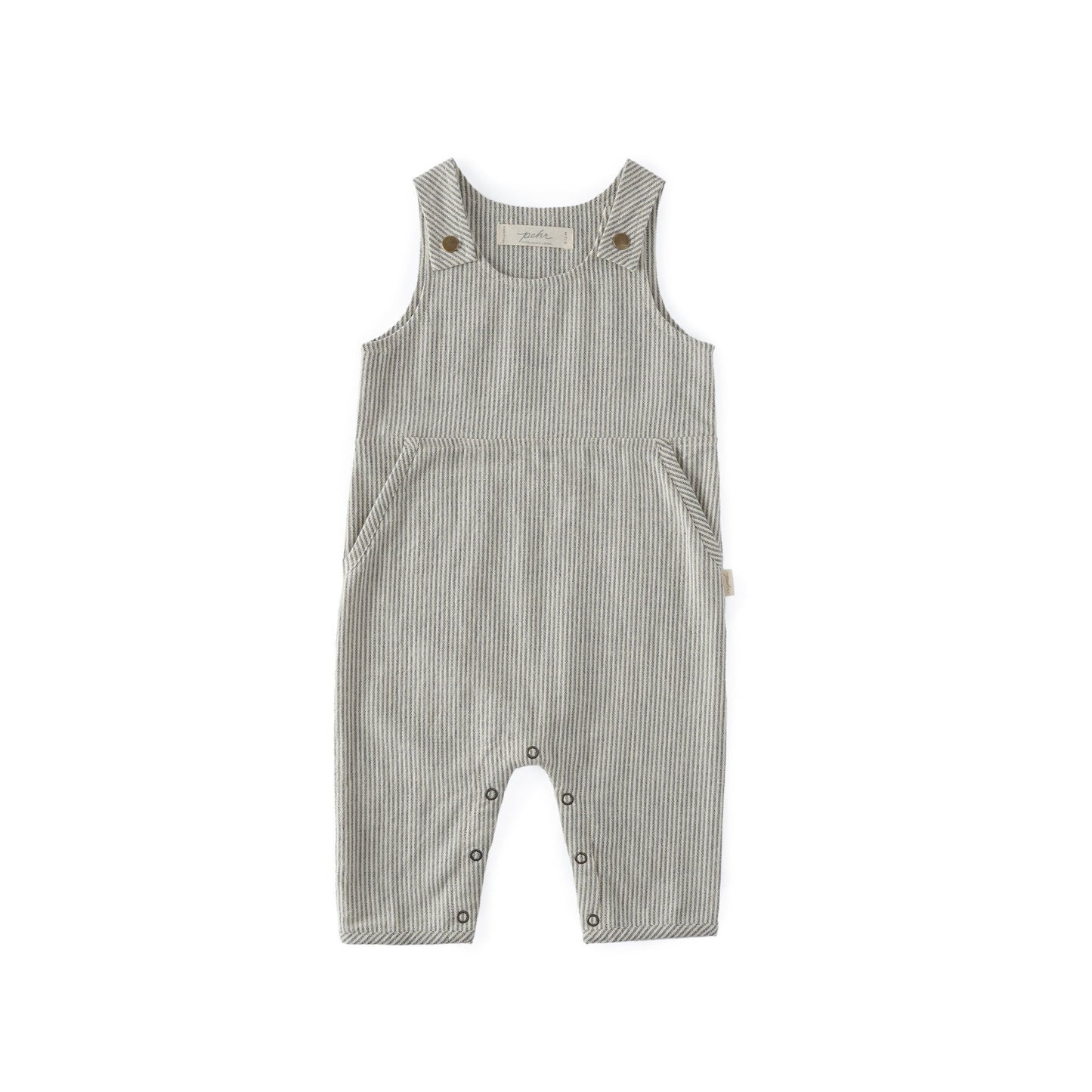 Railroad Baby Overall | Striped