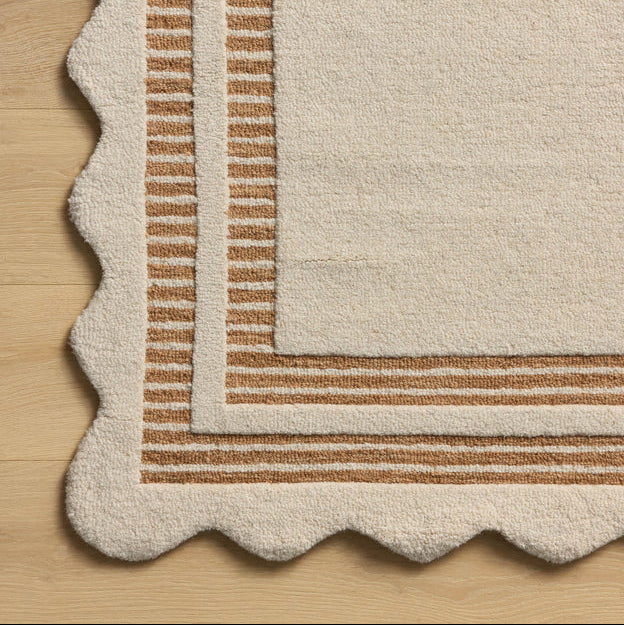 Scottie Rug | Ivory & Rust
