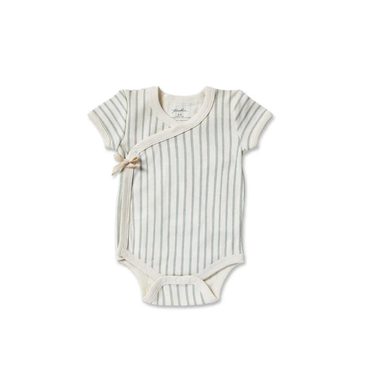 Short Sleeve Kimono One-Piece