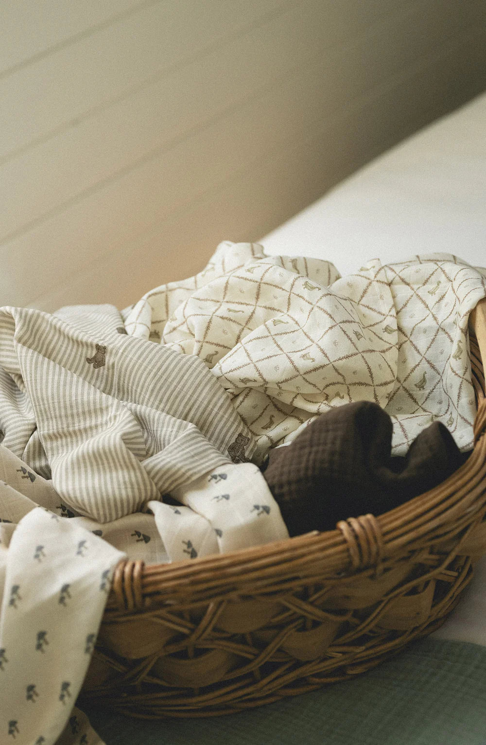 Muslin Swaddle Set | Bear & Butter Yellow Duck