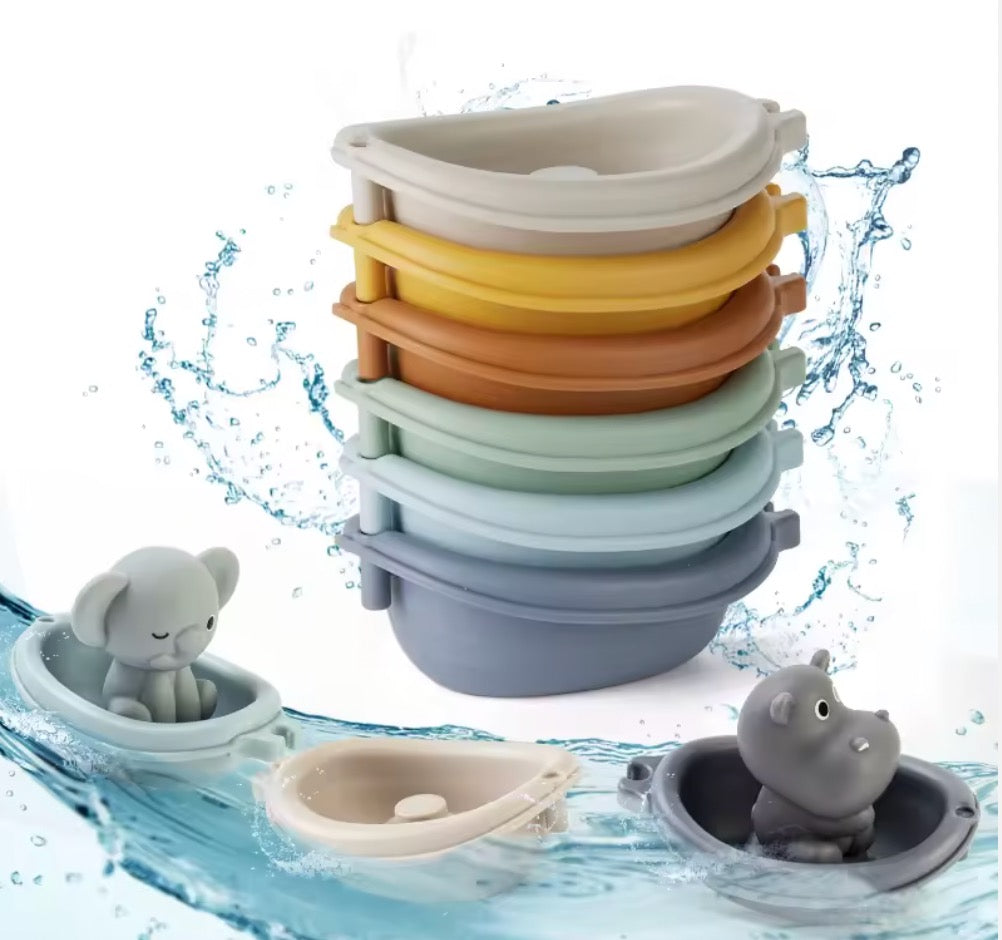Aqua-venture Safari | 12-Piece Bath Toy Set