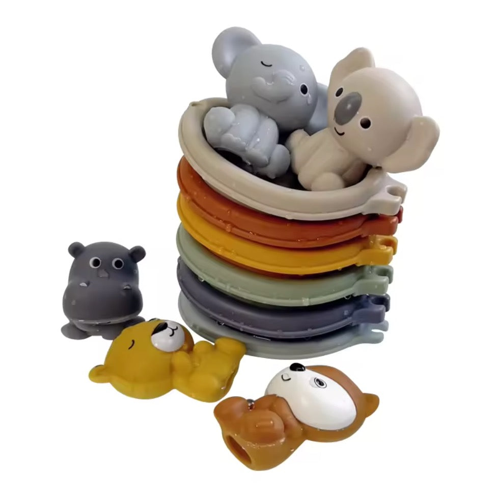 Aqua-venture Safari | 12-Piece Bath Toy Set